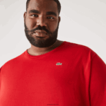 Lacoste חולצת טריקו עם צווארון צווארון xl כותנה ג'רזי DZ4D0D756 אדום 240 גברים - Image 2