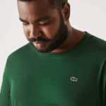 Lacoste חולצת טריקו עם צווארון צווארון xl כותנה ג'רזי DZ4D0D832 ירוק 132 גברים - Image 2
