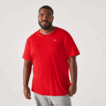Lacoste חולצת טריקו עם צווארון צווארון xl כותנה ג'רזי DZ4D0D756 אדום 240 גברים