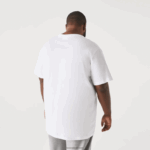 Lacoste חולצת טריקו עם צווארון צווארון xl כותנה ג'רזי DZ4D0D758 לבן 001 גברים - Image 3