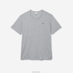 Lacoste חולצת טריקו עם צווארון צווארון xl כותנה ג'רזי DZ4D0D757 chine אפור cca גברים - Image 4