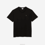 Lacoste חולצת טריקו עם צווארון צווארון xl כותנה ג'רזי DZ4D0D759 שחור 031 גברים