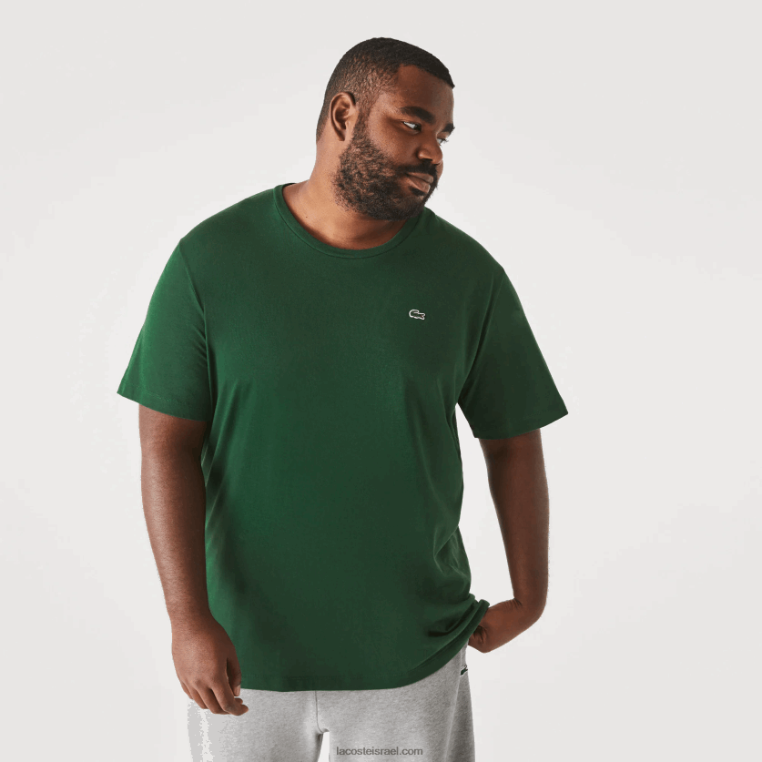 lacoste_d797d795d79cd7a6d7aa_d798d7a8d799d7a7d795_d7a2d79d_d7a6d795d795d790d7a8d795d79f_d7a6d795d795d790d7a8d795d79f_xl_d79bd.png Lacoste חולצת טריקו עם צווארון צווארון xl כותנה ג'רזי DZ4D0D832 ירוק 132 גברים - Image 1