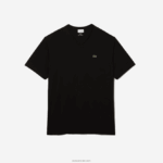 Lacoste חולצת טריקו עם צווארון V DZ4D0D714 שחור 031 גברים - Image 5