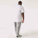 Lacoste חולצת טריקו עם צווארון V DZ4D0D715 לבן 001 גברים - Image 3