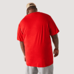 Lacoste חולצת טריקו עם צווארון V DZ4D0D733 אדום 240 גברים - Image 3