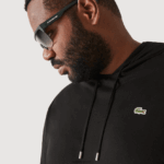 Lacoste חולצת טריקו עם קפוצ'ון בגזרה רגילה xl DZ4D0D723 שחור 031 גברים - Image 2
