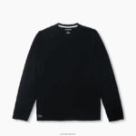 Lacoste חולצת טריקו עם שרוולים ארוכים DZ4D0D198 שחור 031 גברים