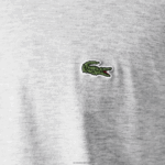 Lacoste חולצת טריקו קלת משקל עם צווארון V מכותנה פימה DZ4D0D677 chine אפור cca גברים - Image 6