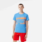 Lacoste חולצת טריקו של tennis x novak djokovic DZ4D0D152 כחול l99 גברים