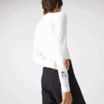 Lacoste חולצת טריקו תרמית ספורטיבית DZ4D0D877 לבן 001 גברים - Image 4