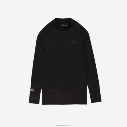 Lacoste חולצת טריקו תרמית ספורטיבית DZ4D0D878 שחור 031 גברים