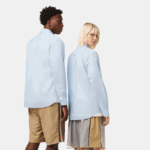 Lacoste חולצת כותנה גדולה בגזרה רגועה DZ4D0D413 כחול gn2 גברים - Image 3
