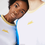 Lacoste חולצת כותנה חיה DZ4D0D941 לבן כחול צהוב d1q גברים - Image 4