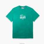 Lacoste חולצת כותנה עם צווארון צווארון למיתוג תנינים DZ4D0D1582 ירוק hd2 גברים