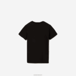 Lacoste חולצת כותנה עם צווארון V DZ4D0D3130 שחור 031 ילדים - Image 2