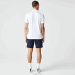 Lacoste חולצת פולו גולף בג'רזי ספורט DZ4D0D595 כחול כהה לבן 522 גברים - Image 3