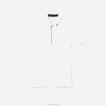 Lacoste חולצת פולו גולף בג'רזי ספורט DZ4D0D595 כחול כהה לבן 522 גברים - Image 4