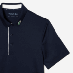 Lacoste חולצת פולו גולף בג'רזי ספורט DZ4D0D596 כחול כהה לבן 525 גברים - Image 6