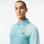 Lacoste חולצת פולו פוליאסטר ממוחזר טניס DZ4D0D84 מנטה br8 גברים - Image 2