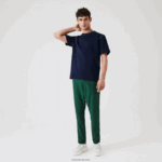 Lacoste חולצת פיקה בתערובת כותנה הפיכה DZ4D0D918 כחול כהה ge5 גברים - Image 4