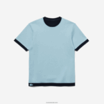 Lacoste חולצת פיקה בתערובת כותנה הפיכה DZ4D0D918 כחול כהה ge5 גברים - Image 5