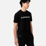Lacoste חולצת פיקה ממותגת בכושר רגיל DZ4D0D560 שחור 031 גברים