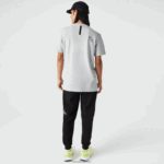 Lacoste חולצת פיקה ממותגת בכושר רגיל DZ4D0D561 chine אפור cca גברים - Image 3
