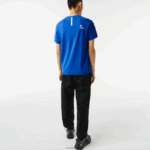 Lacoste חולצת פיקה ממותגת בכושר רגיל DZ4D0D562 כחול k1q גברים - Image 3