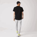 Lacoste חולצת פיקה ספורטיבית לנשימה DZ4D0D672 שחור 031 גברים - Image 3