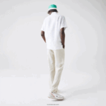 Lacoste חולצת פשתן בכושר רגיל DZ4D0D1646 לבן 001 גברים - Image 3