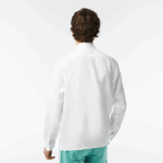 Lacoste חולצת פשתן DZ4D0D469 לבן 001 גברים - Image 3