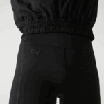 Lacoste חותלות באפקט סריג בצבע בלוק ספורט DZ4D0D2531 שחור 8vm נשים - Image 4