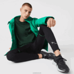 Lacoste חותלות ספורט DZ4D0D1137 שחור לבן myj גברים