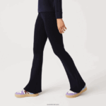 Lacoste חותלות סריג מצולעות ללא תפרים DZ4D0D2561 כחול כהה 166 נשים - Image 2