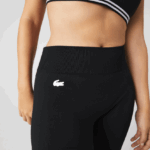 Lacoste חותלות עור שני בגזרה גבוהה DZ4D0D2597 שחור c31 נשים - Image 2