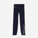 Lacoste חותלות פוליאסטר ממוחזרות באורך 7/8 DZ4D0D2408 כחול כהה 166 נשים - Image 4