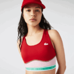 Lacoste חזיית ספורט ספורט רייסר גב DZ4D0D2584 אדום ורוד ירוק bx0 נשים - Image 2