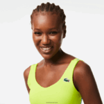 Lacoste חזיית ספורט פוליאסטר ממוחזרת יבשה במיוחד DZ4D0D2454 צהוב ירוק yiz נשים - Image 2