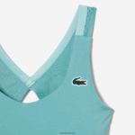 Lacoste חזיית ספורט פוליאסטר ממוחזרת יבשה במיוחד DZ4D0D2453 ירוק בהיר cr5 נשים - Image 4
