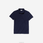 Lacoste חכם פריז מתיחה כותנה פיקה פולו DZ4D0D611 כחול כהה 166 גברים - Image 5