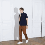 Lacoste חכם פריז מתיחה כותנה פיקה פולו DZ4D0D611 כחול כהה 166 גברים - Image 6