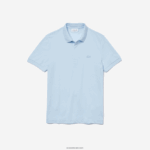 Lacoste חכם פריז מתיחה כותנה פיקה פולו DZ4D0D632 כחול בהיר t01 גברים - Image 6