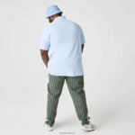 Lacoste חכם פריז מתיחה כותנה פיקה פולו DZ4D0D632 כחול בהיר t01 גברים - Image 8