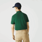 Lacoste חכם פריז מתיחה כותנה פיקה פולו DZ4D0D658 ירוק 132 גברים - Image 3