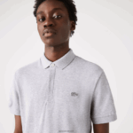 Lacoste חכם פריז מתיחה כותנה פיקה פולו DZ4D0D659 chine אפור cca גברים - Image 2