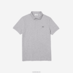 Lacoste חכם פריז מתיחה כותנה פיקה פולו DZ4D0D659 chine אפור cca גברים - Image 4