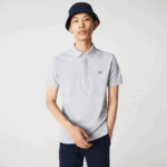 Lacoste חכם פריז מתיחה כותנה פיקה פולו DZ4D0D659 chine אפור cca גברים - Image 6