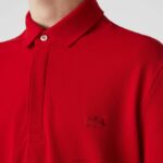 Lacoste חכם פריז מתיחה כותנה פיקה פולו DZ4D0D726 אדום 240 גברים - Image 3