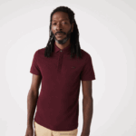 Lacoste חכם פריז מתיחה כותנה פיקה פולו DZ4D0D764 בורדו sxl גברים